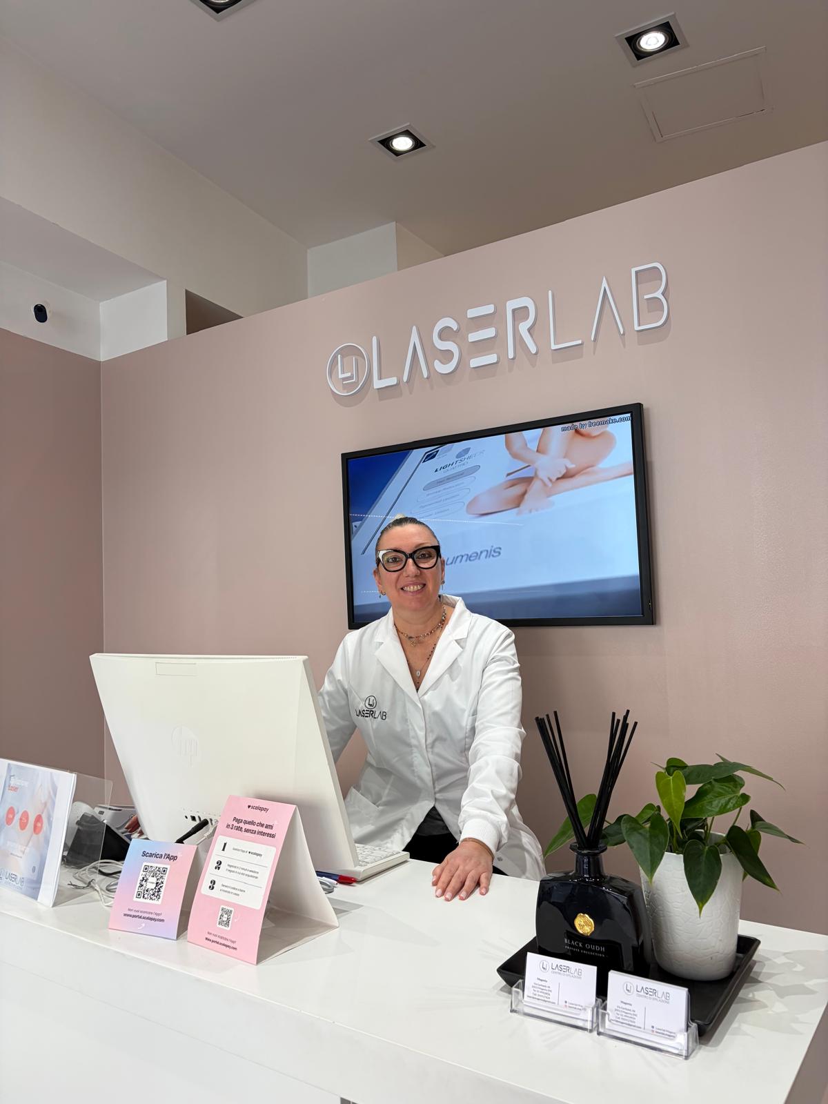 Ilaria, titolare di Laserlab